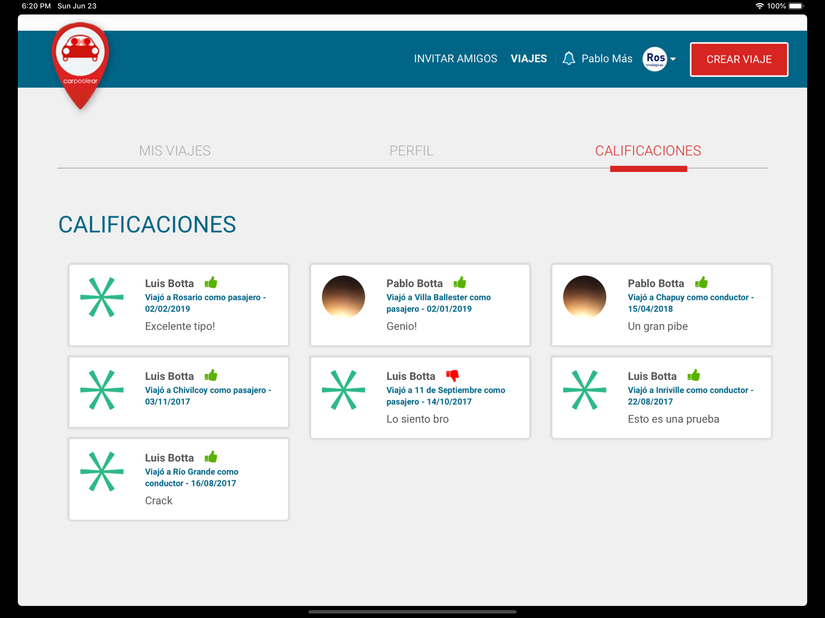Carpoolear screenshot 6
