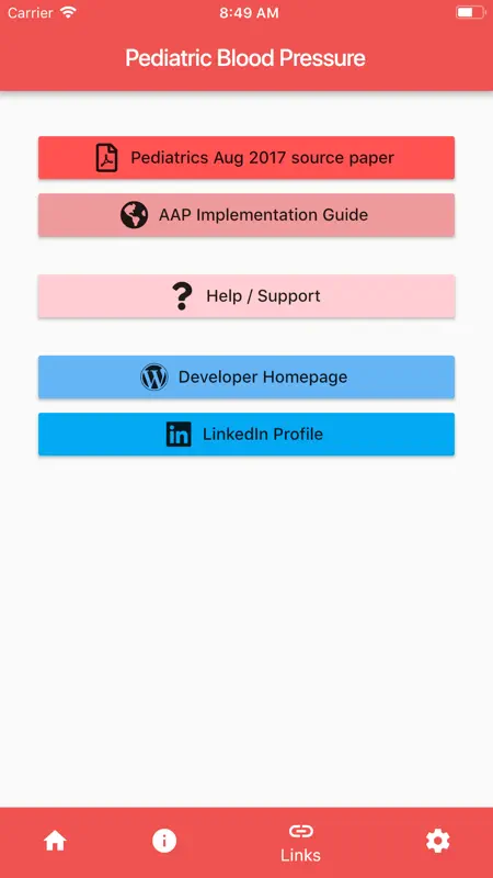 Pediatric Blood Pressure Guide screenshot 5 of 5