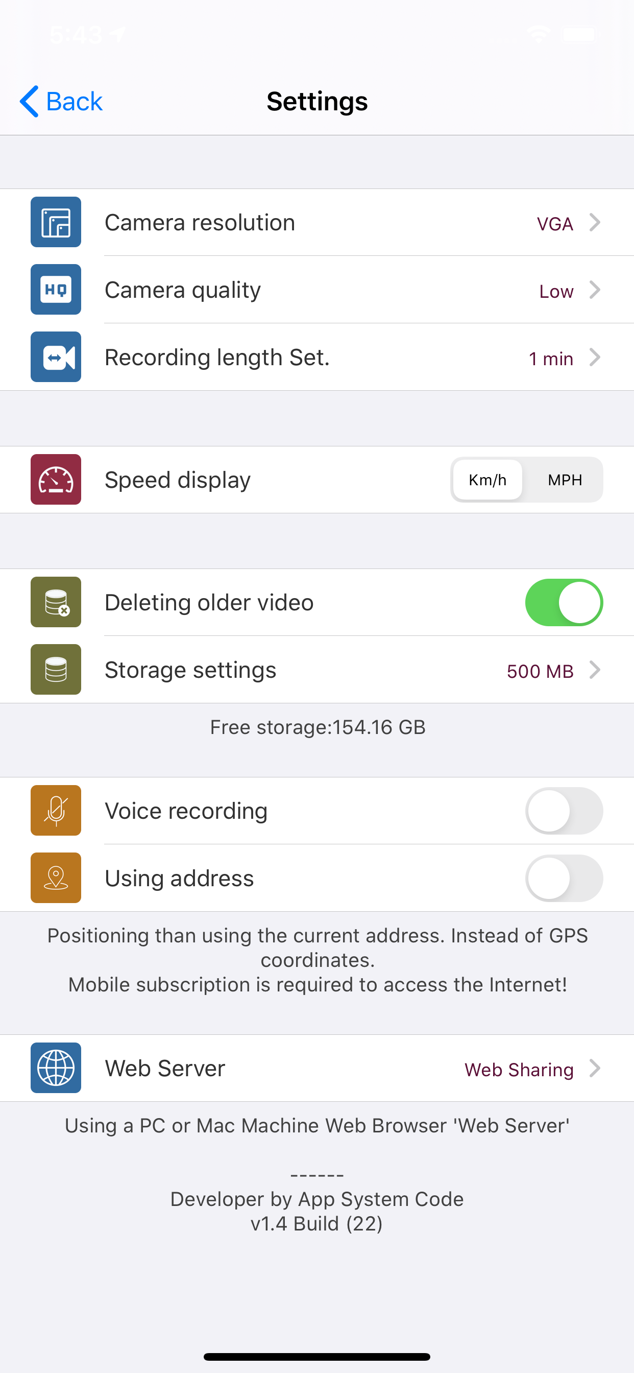 Car Video Record screenshot 5