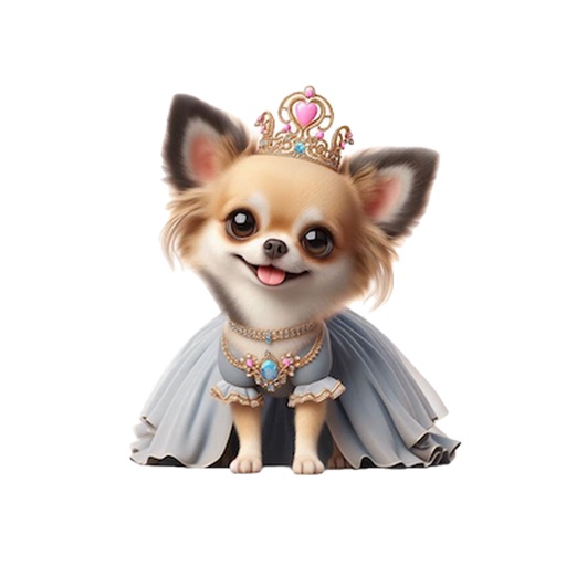 Princess Chihuahua Stickers