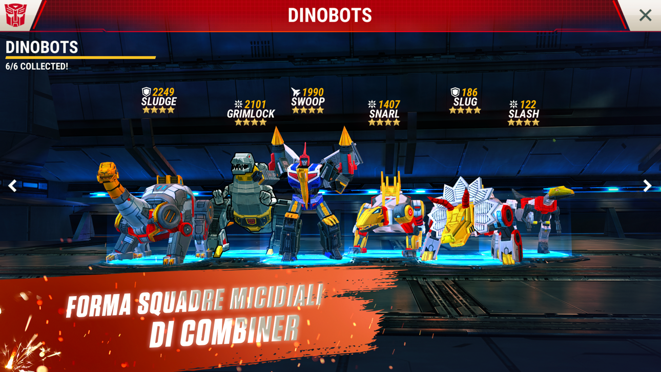 Transformers: Earth Wars iOS Mod IPA screenshot 3 - iOS game interface