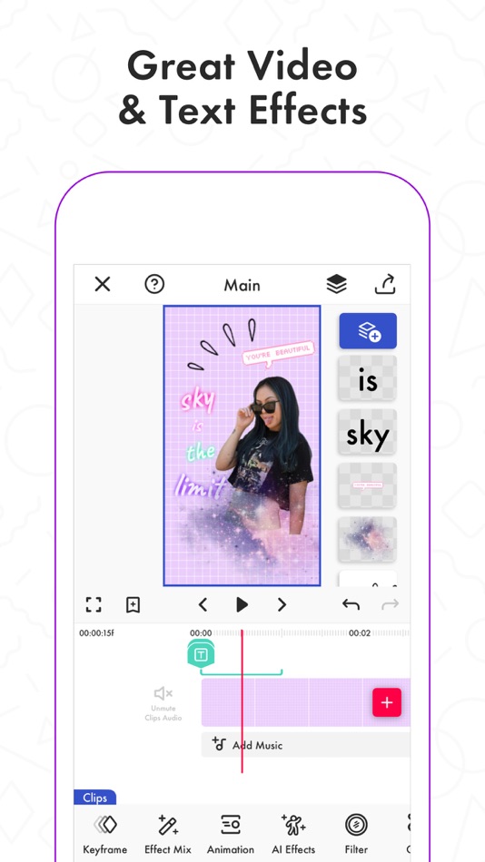 #5. Funimate Video & Motion Editor (iOS) بواسطة: Pixery Bilgi Teknolojileri