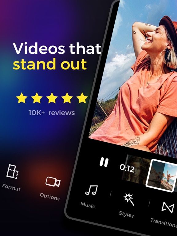 StoryWave - Video Maker iPad screenshot 1 - Photo & Video app