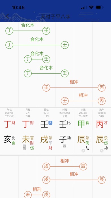 天时子平生辰八字 命理精品无广告 Screenshot