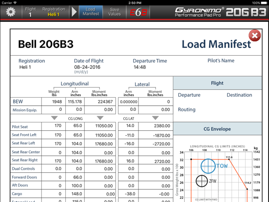 Bell 206B3 iPad app afbeelding 5