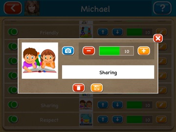 Kids Behavior Tracker iPad screenshot