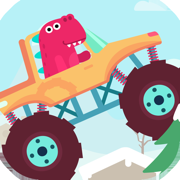 儿童益智游戏：超级大脚车-恐龙宝宝模拟驾驶开汽车巴士游戏大全