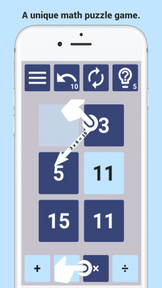 #1. Math Solving Game NumberDrop (iOS) Podle: Ben Does Apps Ltd