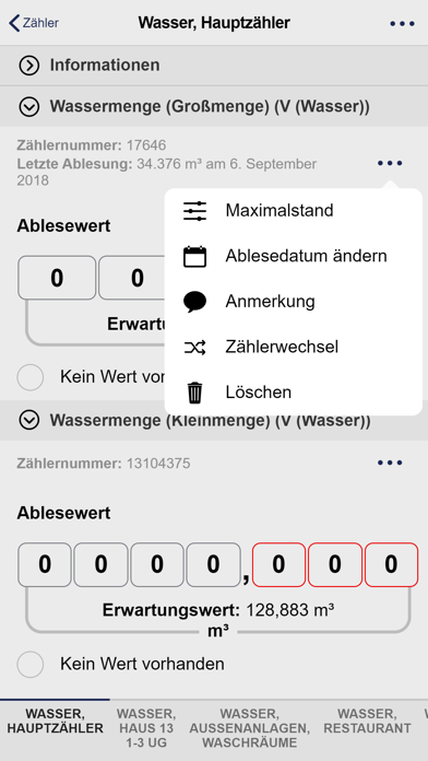 vkw Energiecockpit mobil iPhone screenshot