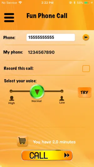 Fun Phone Call - IntCall screenshot 4