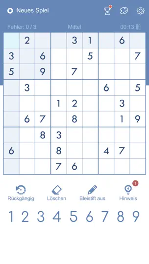 Screenshot von Sudoku - Klassisches Sudoku auf dem iPhone 1