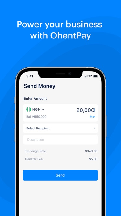 OhentPay - A Global Money App Screenshot