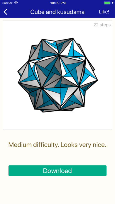 Origami 3D Crafts Screenshot