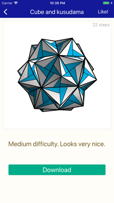 Origami 3D Crafts screenshot 3
