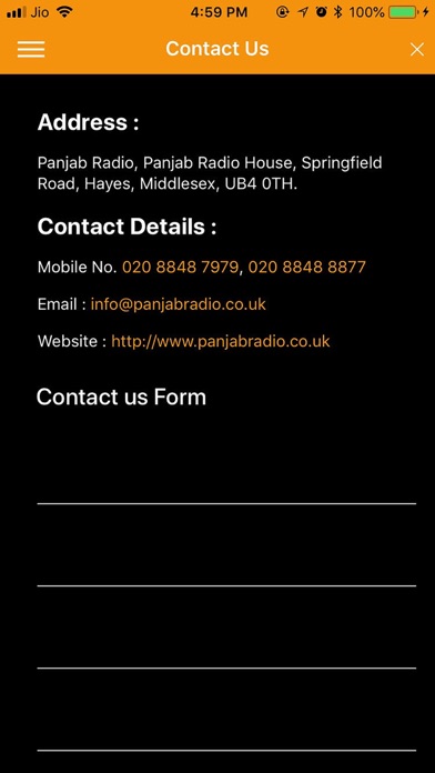 Panjab Radio iPhone screenshot 5 - Music app