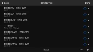 PokerTimer screenshot 2