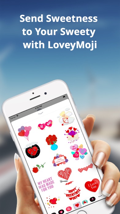 LoveyMoji screenshot