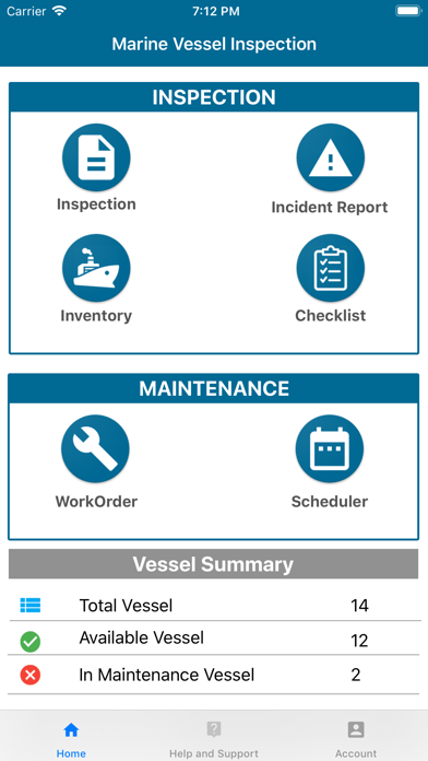 Screenshot #1 pour Marine Vessel Inspection