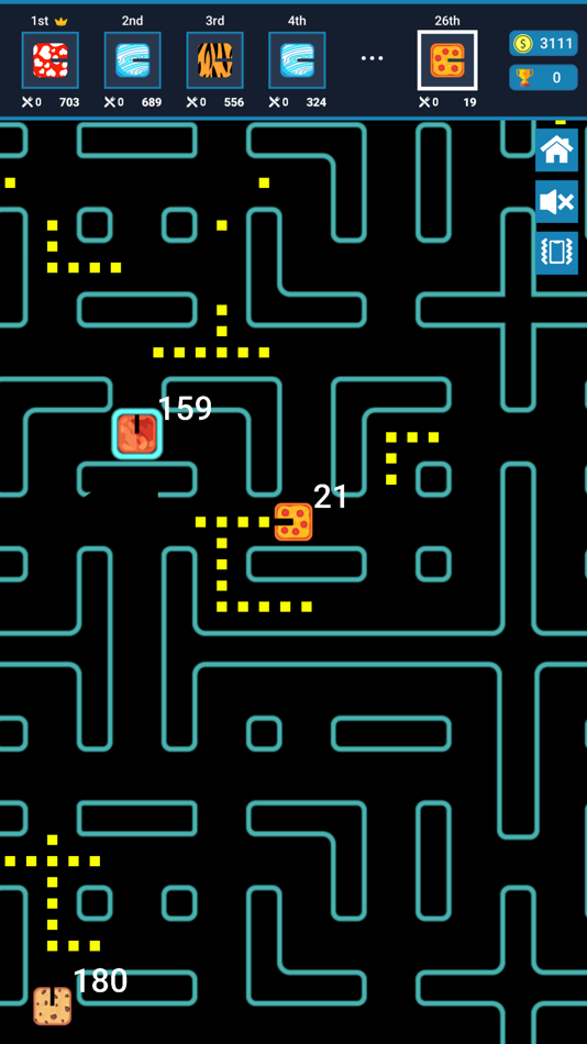 #3. Pac.io (iOS) De: Nomadic Bear Games