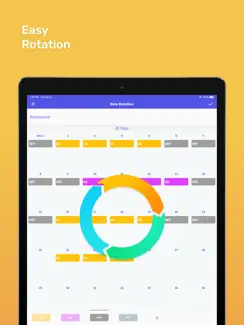 Shift Day Work Calendar: Spoke iPad image 3
