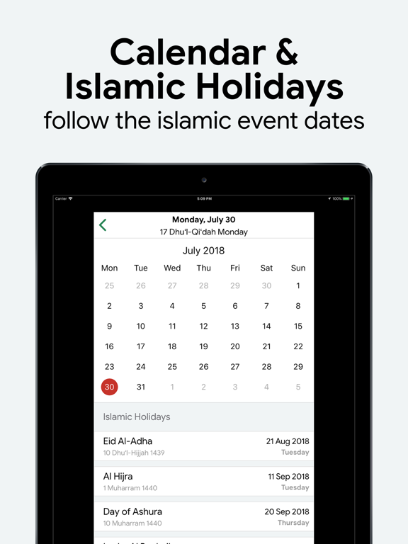 Muslim: Heure de Priere, Qibla iPad screenshot 8