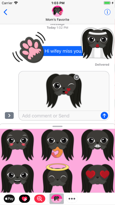 Black Japanese Chin screenshot