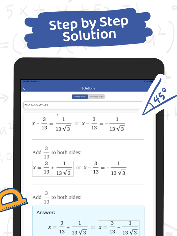 Math AI - The Math Solver App iPad screenshot 5 - Education app
