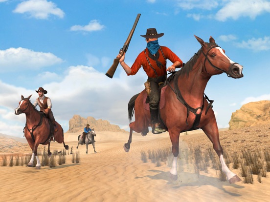 Screenshot #4 pour Sauvage Cow-boy Tournage Jeu