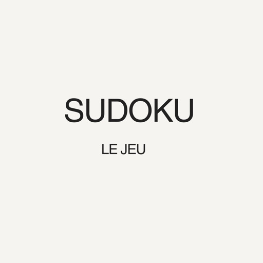 Sudoku Le Jeu