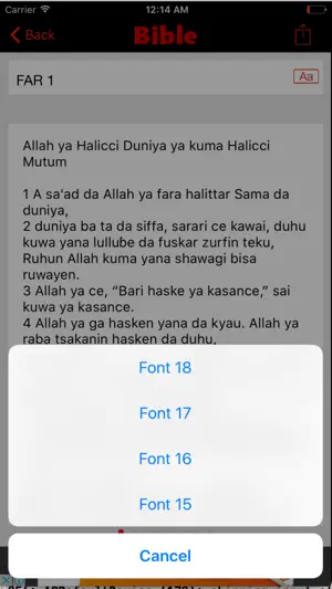 Hausa Littafi Mai Tsarki screenshot 3