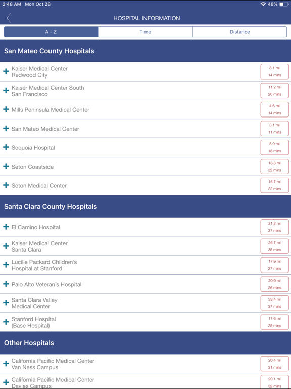 San Mateo EMS iPad screenshot 4 - Health & Fitness app