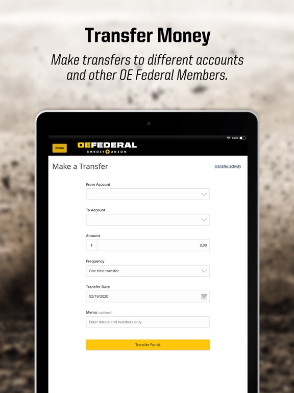OE Federal Mobile iPad screenshot 5 - Finance app