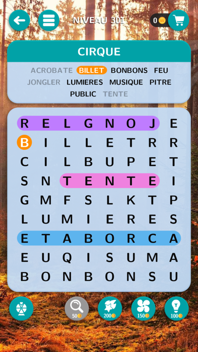 Screenshot #2 pour Monde de Mots Cachés