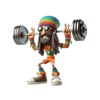 Hippy Workout Stickers icon
