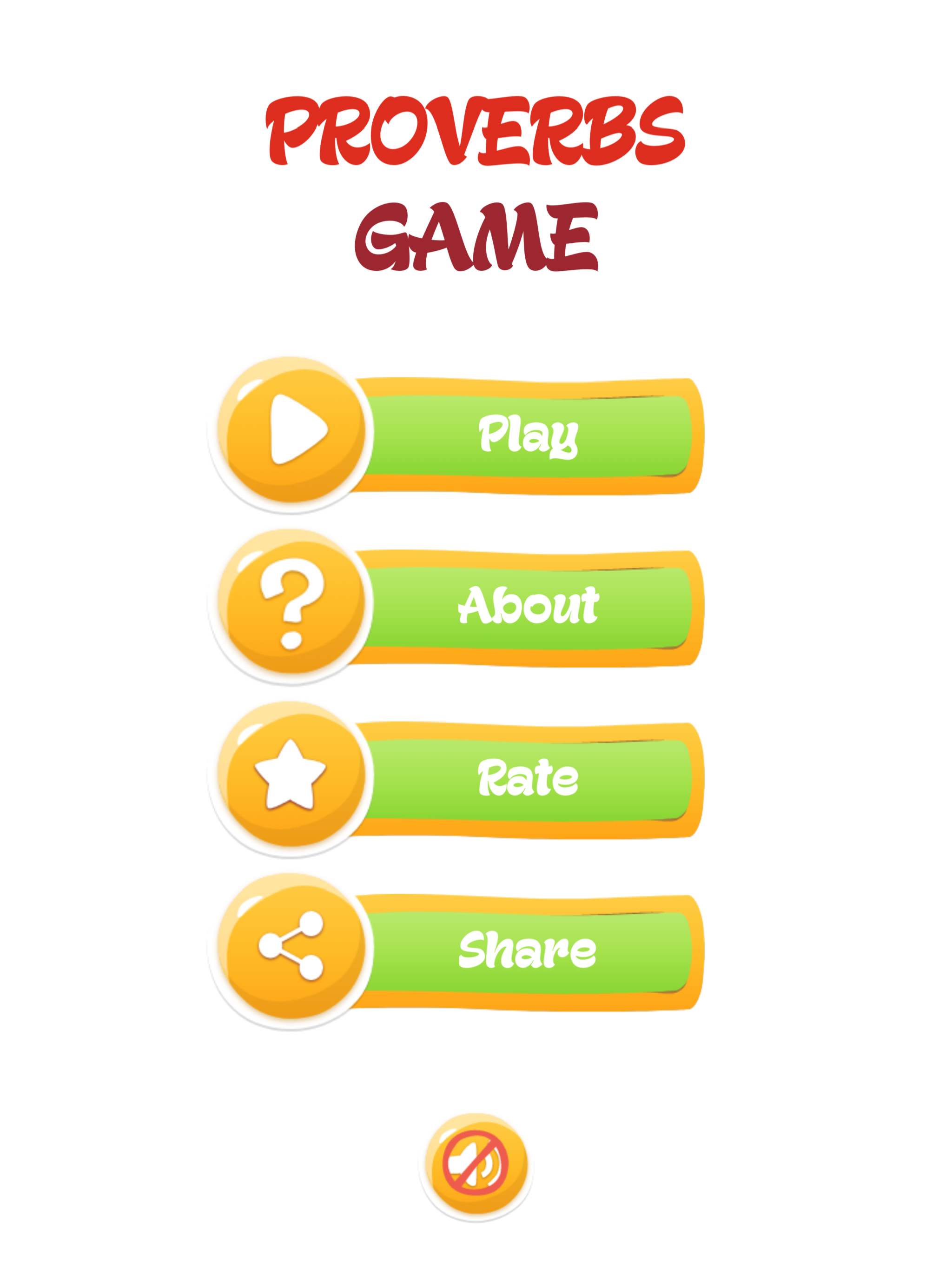 Proverbs Game - Word Puzzle