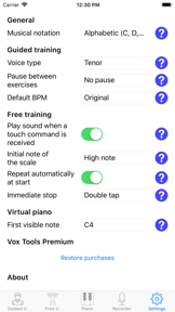 Vox Tools: Learn to Sing screenshot