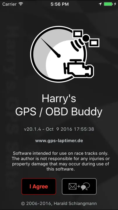 Harry's GPS/OBD Buddy iPhone Ekran Görüntüsü 1