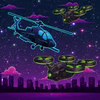 Midnight Flight: Drone Attack