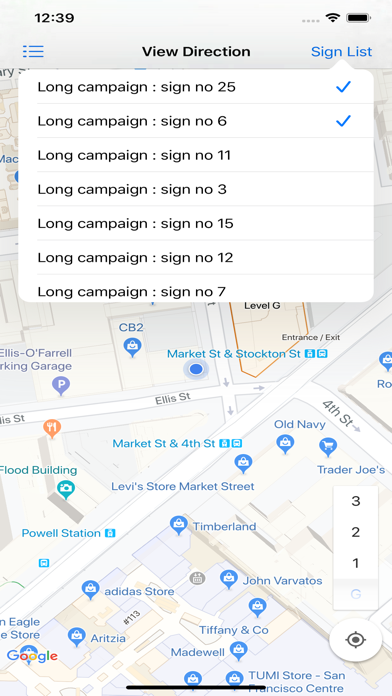 Political Sign Manager iPhone screenshot
