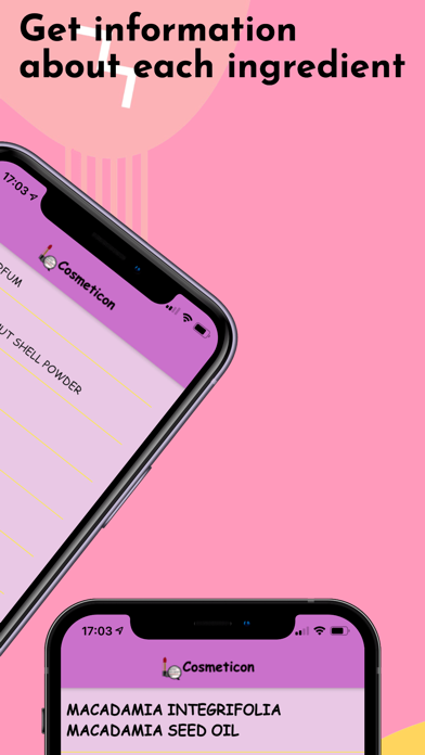 Cosmeticon - Cosmetic Scanner iPhone screenshot 5 - Lifestyle app