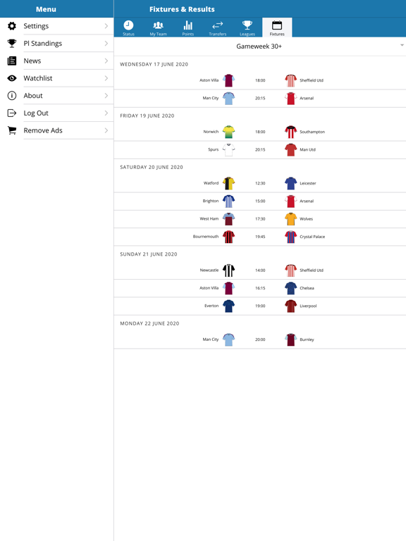 Fantasy Football Controller iPad screenshot 4 - Sports app