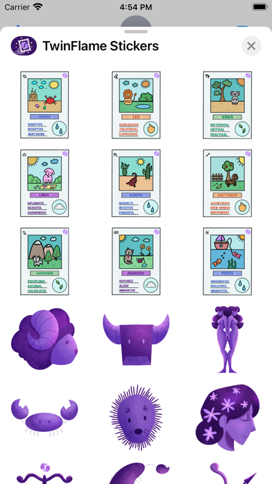 TwinFlame - Astrology Stickers Screenshot