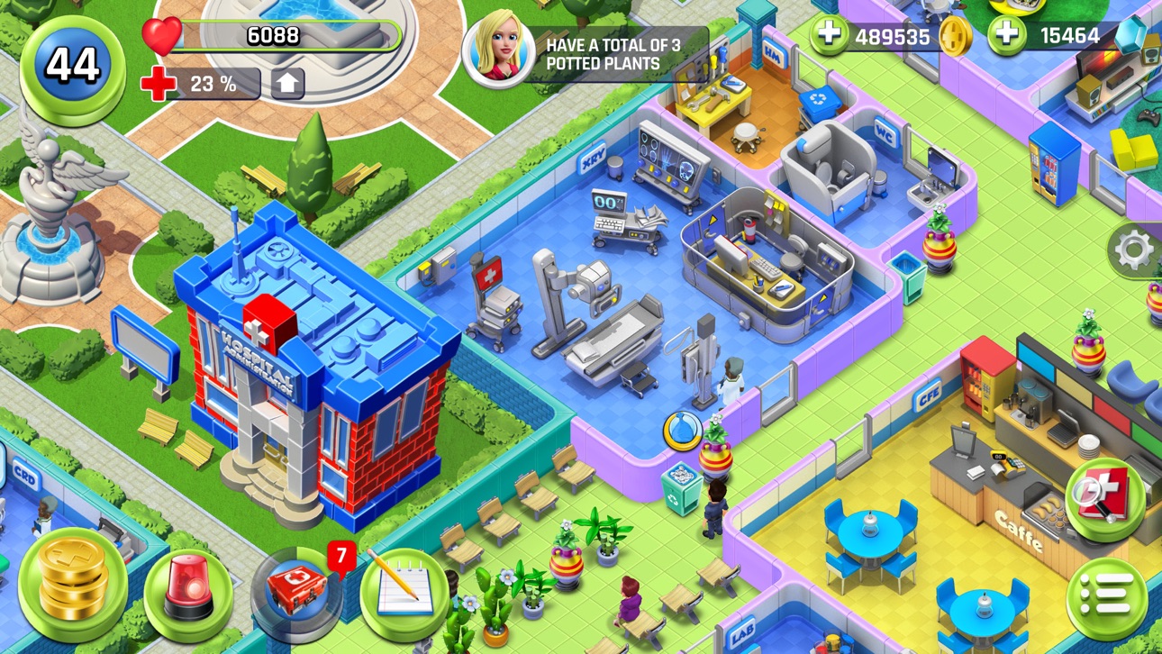 Dream Hospital: Medical Tycoon Hack screenshot 9 - iOS game interface