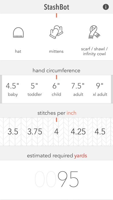 StashBot: Knitting & Crochet のスクリーンショット