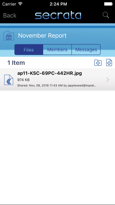 App screenshot