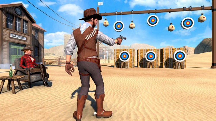 Wild West Cowboy Shooting Game