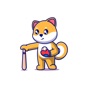 Baseball Kitten Stickers app download