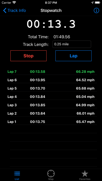 Texas Race Tracks iPhone screenshot 9 - Sports app