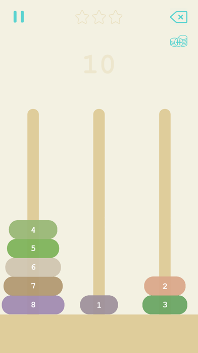 Screenshot #1 pour Tour de Hanoï Touch