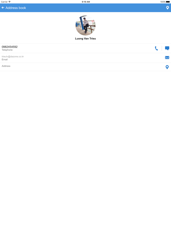 크루주소록 - 업무용 공유 주소록 iPad screenshot